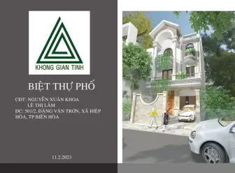 BIỆT THỰ PHỐ